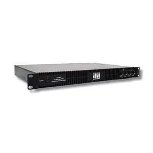 MUSYSIC MU‑D9600 Professional 4‑Channel Power Amplifier – 9600W Peak, Stereo/Mono/Bridge Modes, 1U Rackmount