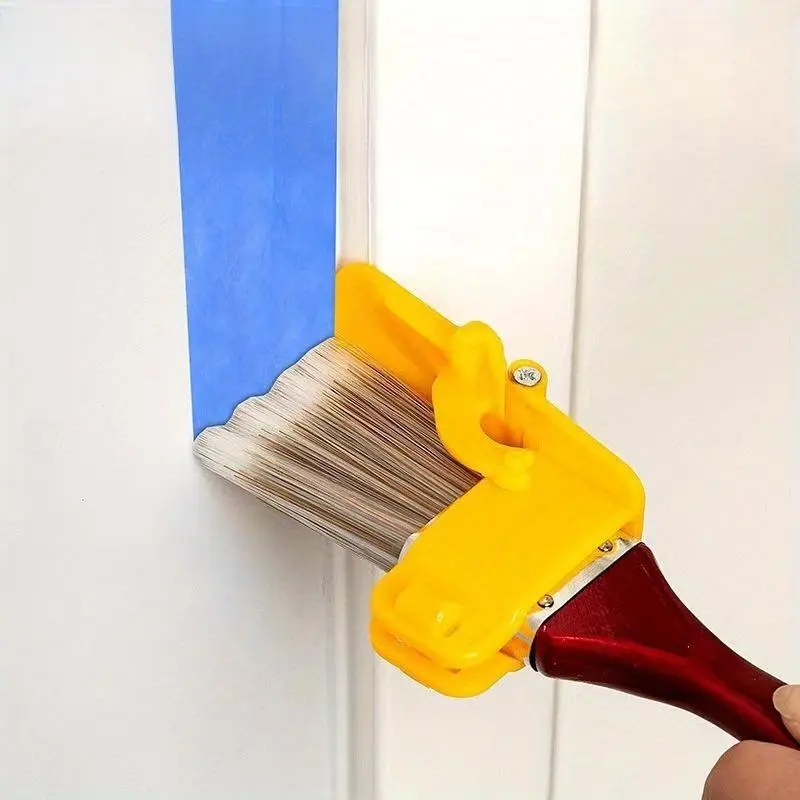 1/2/3pcs Interior Wall & Ceiling Paint Brush Set, for Corner Trimming, Faux Wool Brush, Latex Paint Edging Tool, Furniture Paint Brushes, Paint Brushes for Walls, Paint Edger Tool