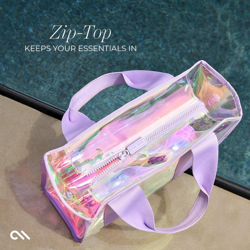 Jelly Zip Tote With Crossbody