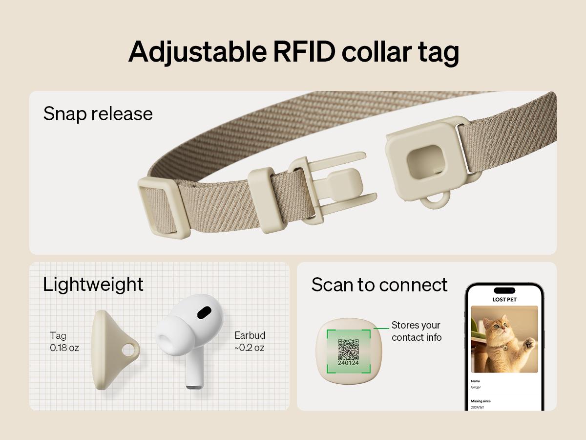 PETLIBRO Upgraded RFID Automatic Cat Feeder, 5G Wi-Fi Automatic Pet Feeder, 3L Auto Cat Feeder App Control with Light Collar Tag, Tag Activated One Automatic Cat Food Dispenser 1-10 Meals Control