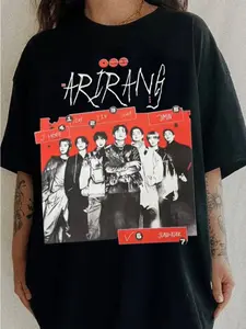 [Sale up to 40%] [Freeship]  Bangtan boys Arirang Special Edition Shirt, Bangtan Cultural Heritage Graphic Tee, Aesthetic Kpop Streetwear Black Shirt, OT7 Arirang Design