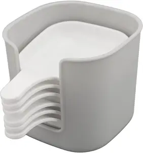 Dipping Dishes Set, Portable Dipping Sauce Plate and Holder, Dipping Bowls | Dipping Sauce Cups | Sauce Containers | Condiment Cups Reusable for Restaurant Home Party Use