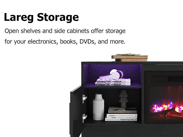 【2 Packages Shipping】PUKAMI Fireplace TV Stand for TVs Up to 80" TV with 36" Electric Fireplace,Entertainment Center with Fireplace,TV Stand with Fireplace LED Light,Entertainment Stand,70inch 【2 Packages Shipping】PUKAMI Fireplace TV Stand for TVs Up to 80" TV with 36" Electric Fireplace,Entertainment Center with Fireplace,TV Stand with Fireplace LED Light,Entertainment Stand,70inch