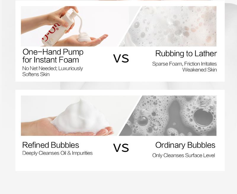 BiO-G Biog311 Amino Acid Cleanser Mousse Deep Cleansing Facial Mousse with 200 Million Micron Foam Tear-Free Formula for Skin Repair 150ml