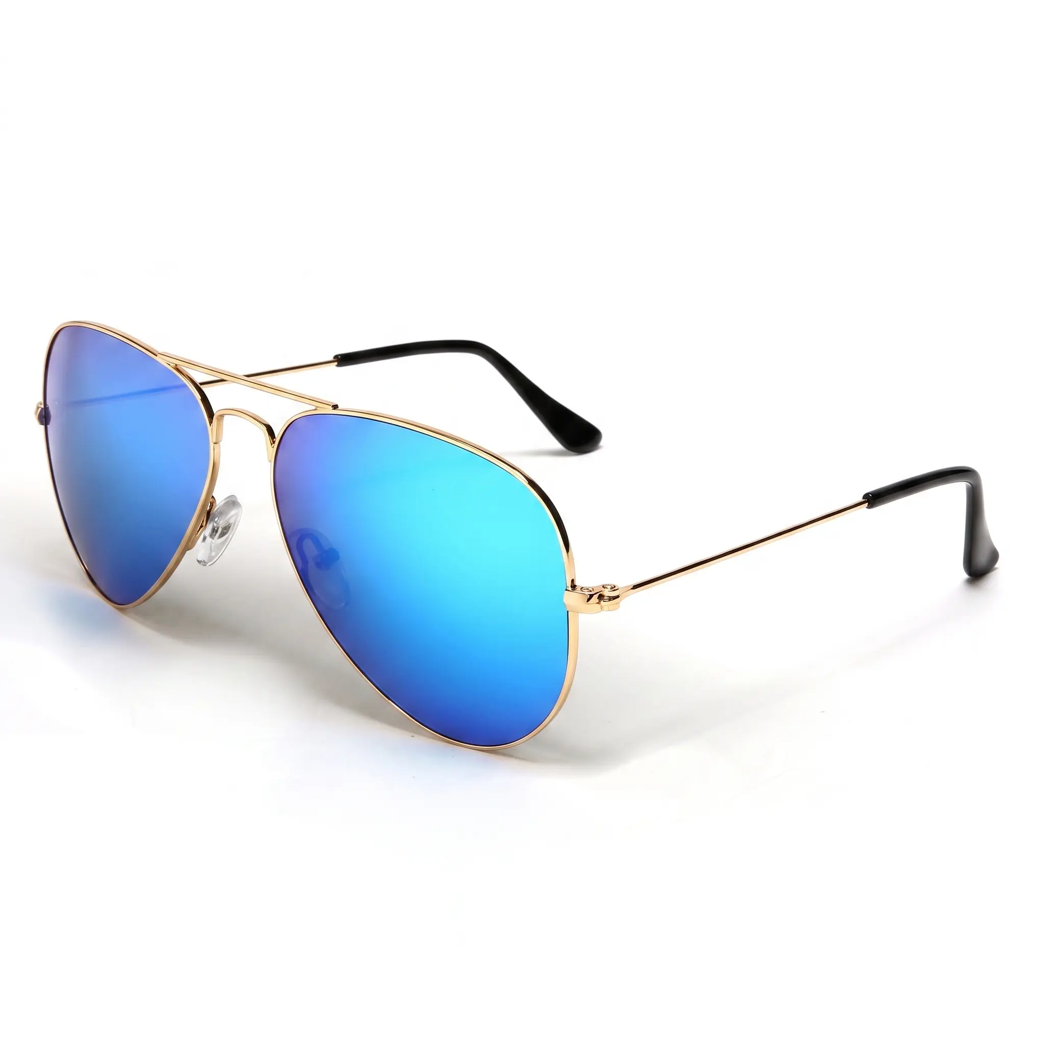 Ray-Ban RB3025 Aviator Flash Sunglasses – Gold Frame with Orange Mirrored Lenses for Men & Women