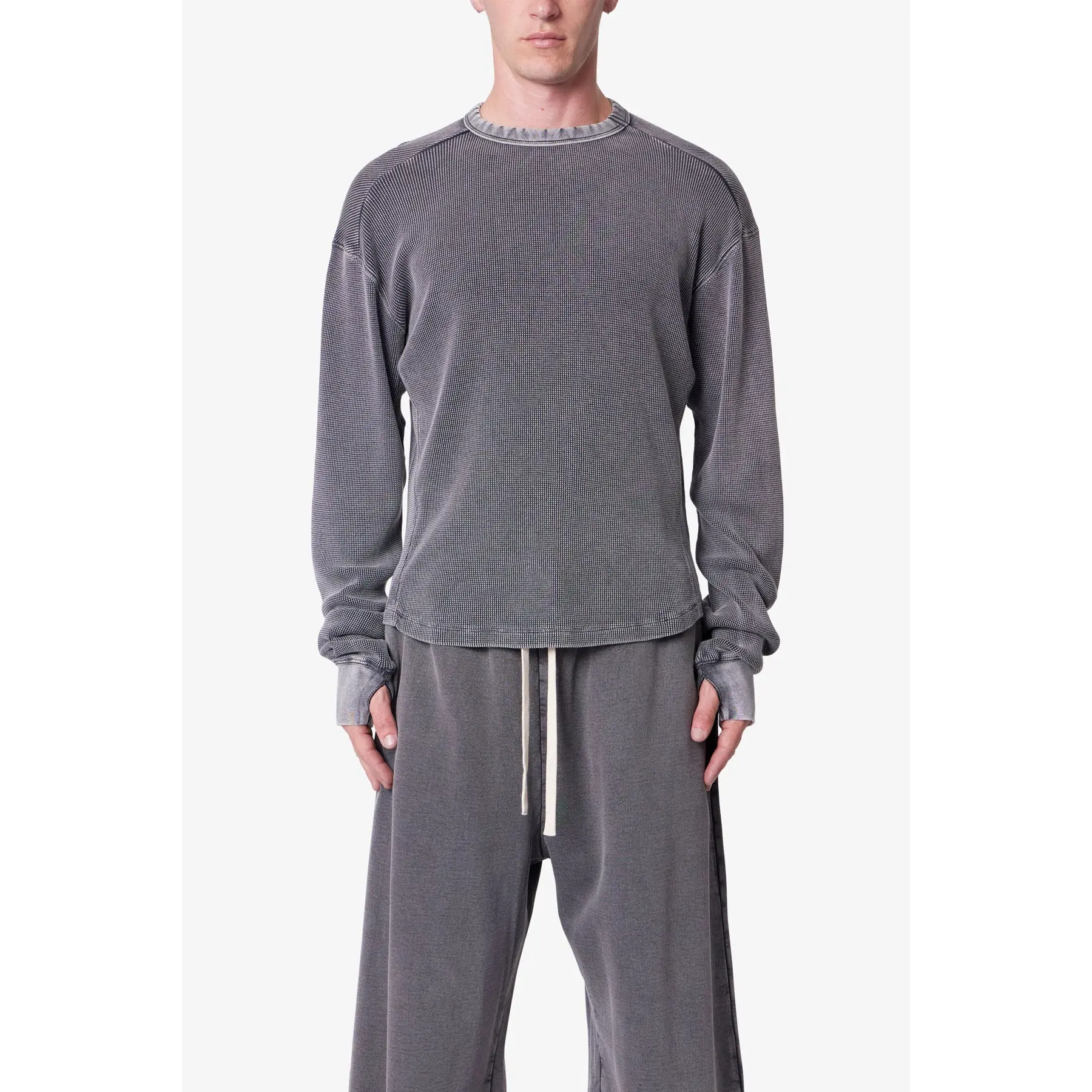 mnml Washed Thermal L/S Tee