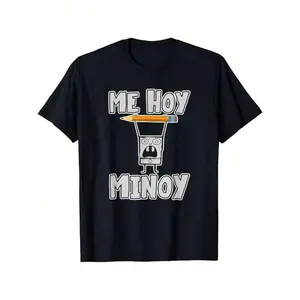 DoodleBob SpongeBob Graphic Tee - "Me Today Minoy!"Print on Relaxed Fit Unisex T-Shirt| Casual Streetwear, Year-Round Essential for Everyday & Fan Fashion.