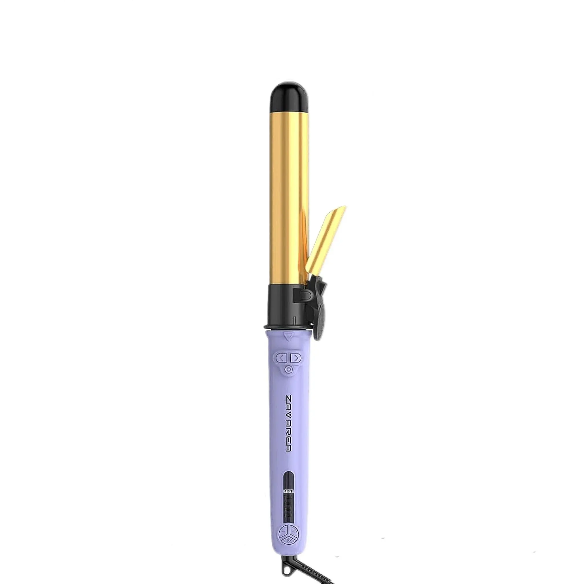 ZAVAREA Auto Rotating Heated Curler - 1.25in x 5.4in Titanium Long Barrel Curling Iron, 5 Adjustable Temps (260°F-410°F), 1H Auto Off, Dual Voltage Multifunctional Hair Tool for Bouncy Curls (Ideal Mother's Day Gift),back to school,back to school haul