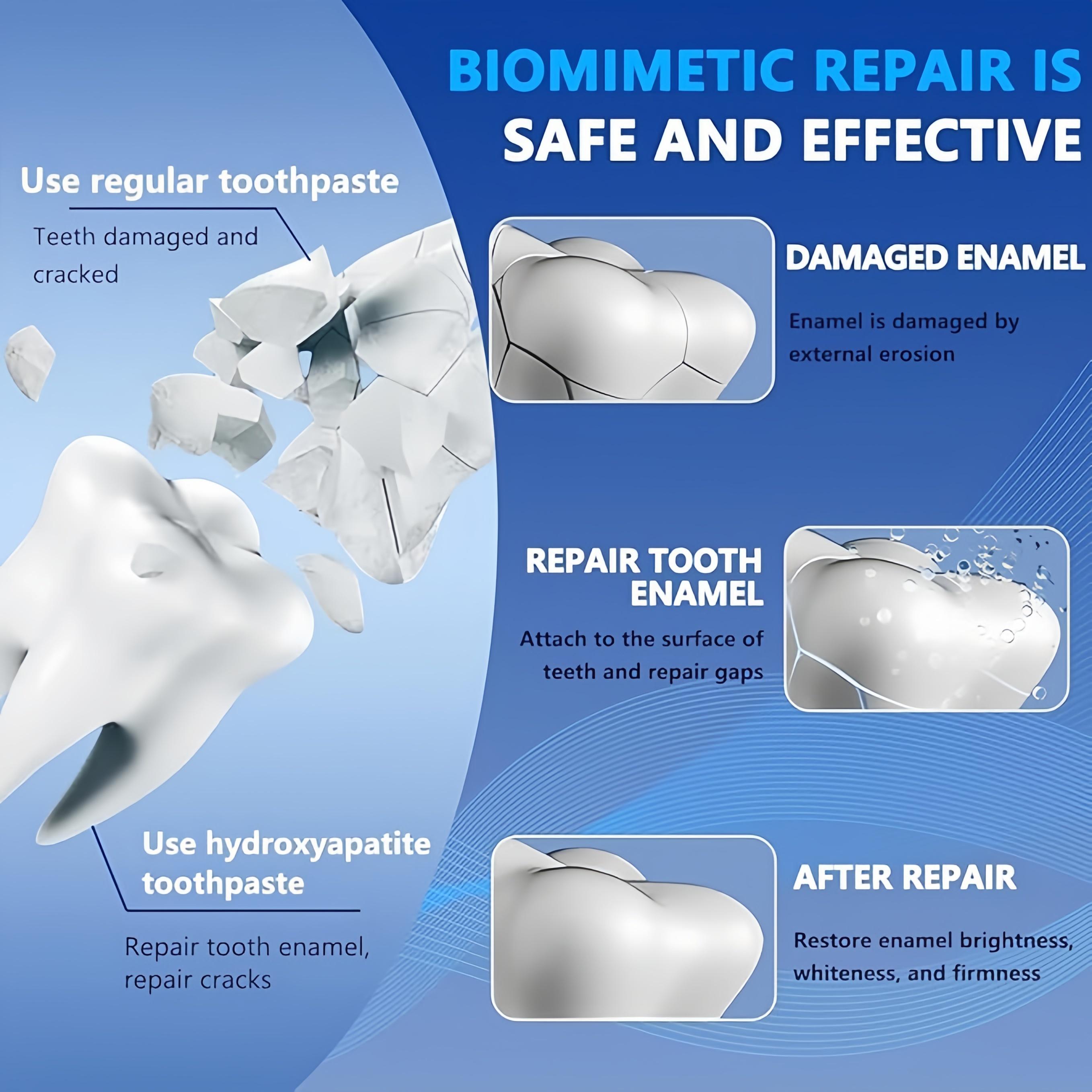 Beamach Hydroxyapatite Toothpaste 7.5% - Enamel Repair & Natural Whitening, Mint Flavor, Fluoride-Free, Gentle for Sensitive Teeth, 4.23oz Oral Hygiene Essentials Beamach Hydroxyapatite Toothpaste 7.5% - Enamel Repair & Natural Whitening, Mint Flavor, Fluoride-Free, Gentle for Sensitive Teeth, 4.23oz Oral Hygiene Essentials