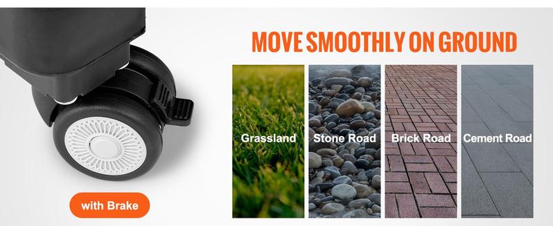 VEVOR Foldable Stair Climbing Foldable Shopping Cart, TikTokShopBlackFriday, 155 lbs Collapsible Teacher Cart, Portable Rolling Crate Handcart with Telescoping Handle & Lid, Foldable Grocery Cart Utility Cart Multipurpose