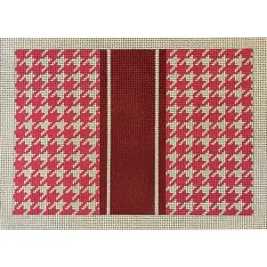 Houndstooth Clutch Pink