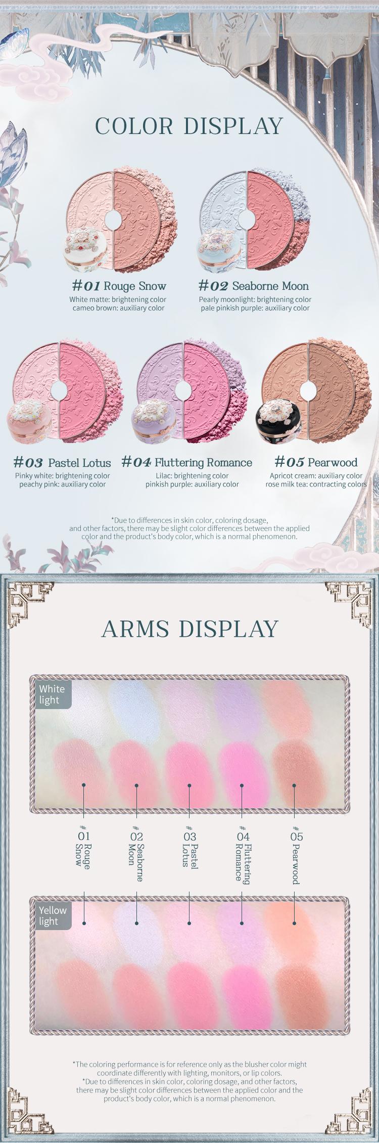 Flower Knows Butterfly Cloud Collar Collection Rouge Box Highlighting & Blush Duo, dealsforyoudays