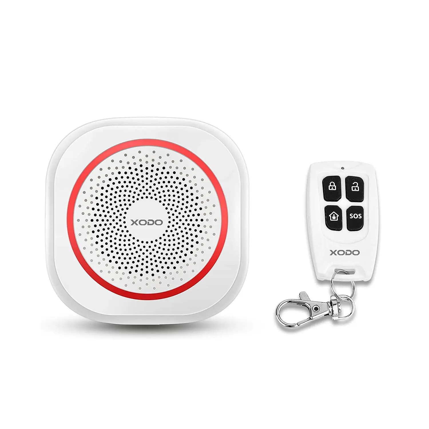 XODO SA2 Smart Siren Alarm - Wireless Indoor Home Security System, 110db Entry Alarm, Easy to Install Emergency Protection Device for Phones & Electronics Setup, Wireless Indoor Security