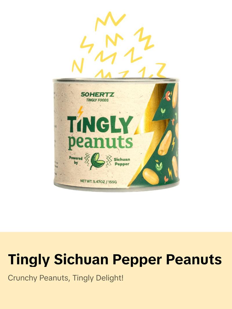 Tingly Sichuan Pepper Peanuts (5.5oz)