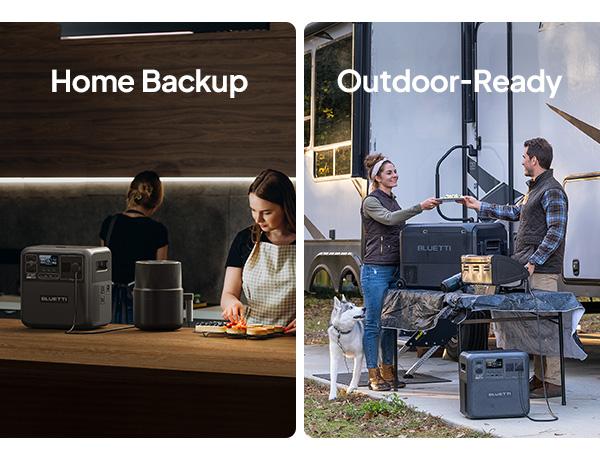 BLUETTI AC180T Portable Power Station, 1432Wh LiFePO4 Battery Backup, 1800W (3600W Surge) AC Outlets, 0-80% Charge in 45 Min, Solar Generator for Camping, Outdoors, Emergency