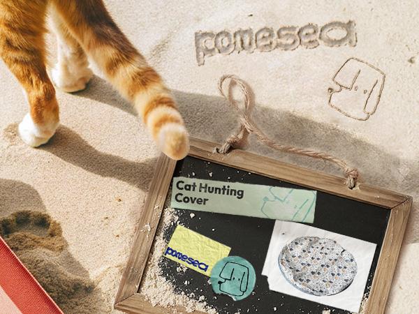 Indoor Cat Interactive Toy with Auto Motion Sensor｜Rechargeable Chasing Ball + Hide & Seek Hunting Mat｜Keeps Bored Cats Active with Smart Random Movement Modes