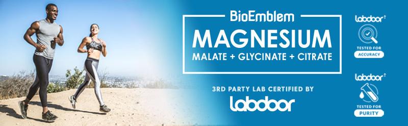 【BioEmblem】Triple Magnesium Complex, Sleep Aid for Nighttime, Support Muscles, Nerves, Energy, Relaxation & Overall Fitness Healthcare