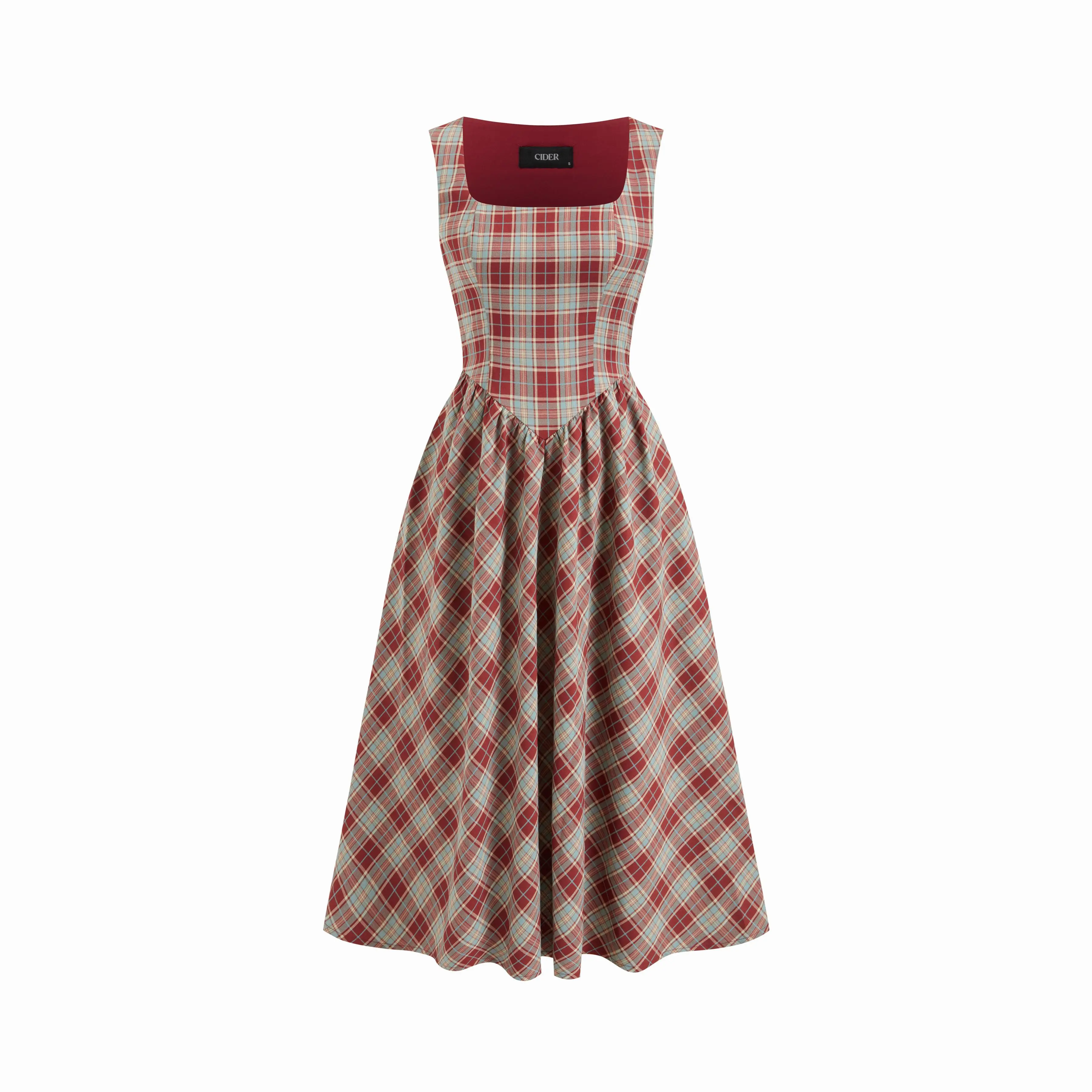 Cider Linen-blend Square Neck Ruffle Midi Dress - TikTok Shop Cider Linen-blend Square Neck Ruffle Midi Dress - TikTok Shop
