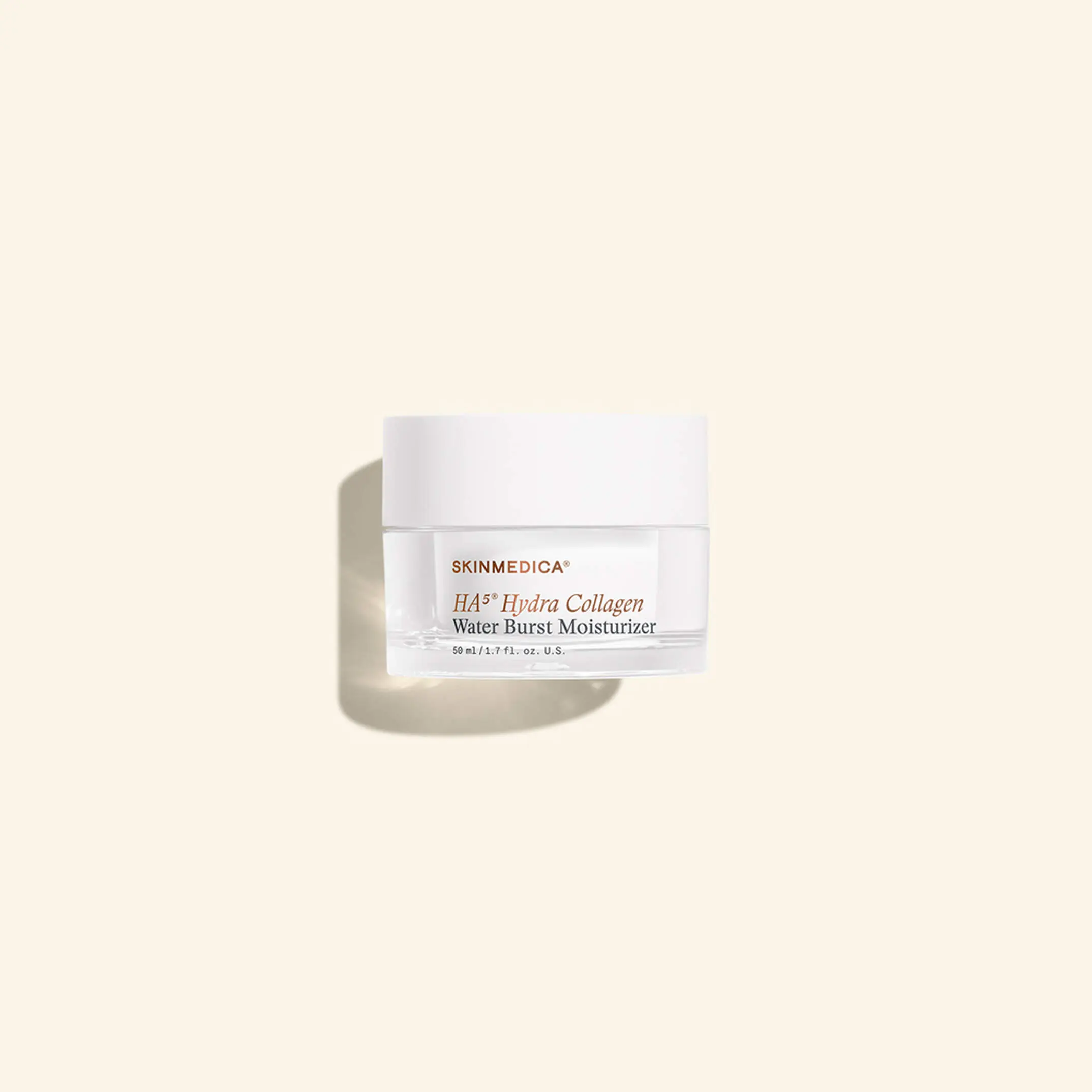 SkinMedica HA⁵ Hydra Collagen Water Burst Moisturizer with Vegan Collagen - A facial moisturizer powered by five forms of HA & prebiotics to lock in hydration, support a healthy microbiome, prevent water loss and protect from environmental aggressors.