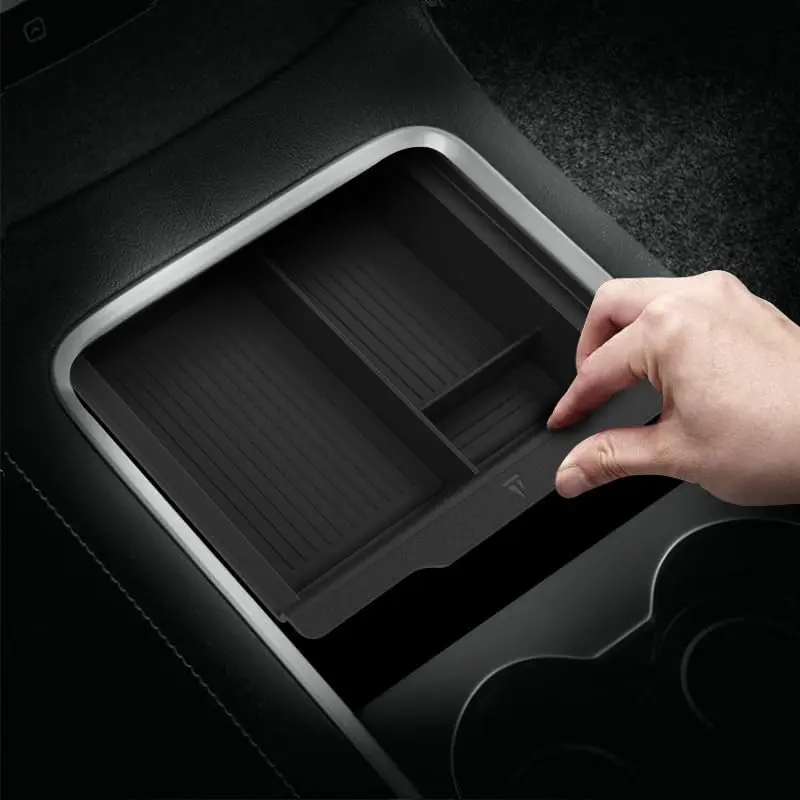 TUDIA Center Console Organizer Tray Designed for Tesla Model 3 (2021-2023) / Model Y (2021-2024)