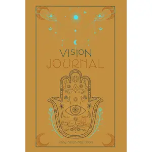 Vision Journal: Tiger's Eye: Magical bohemian styled blank lined journal