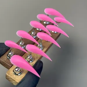 Zanxu 10pcs Dragon·Wolf·Cat Claw s｜Party Armor｜Beast Mode Claw Series Luxury Reusable Gel Salon Quality nail alt style holiday gift xmas woman Long Pink Butterfly Rhinestone s French Floral Butterfly s Mirror Metal Stilet Acrylic long square press-on nail