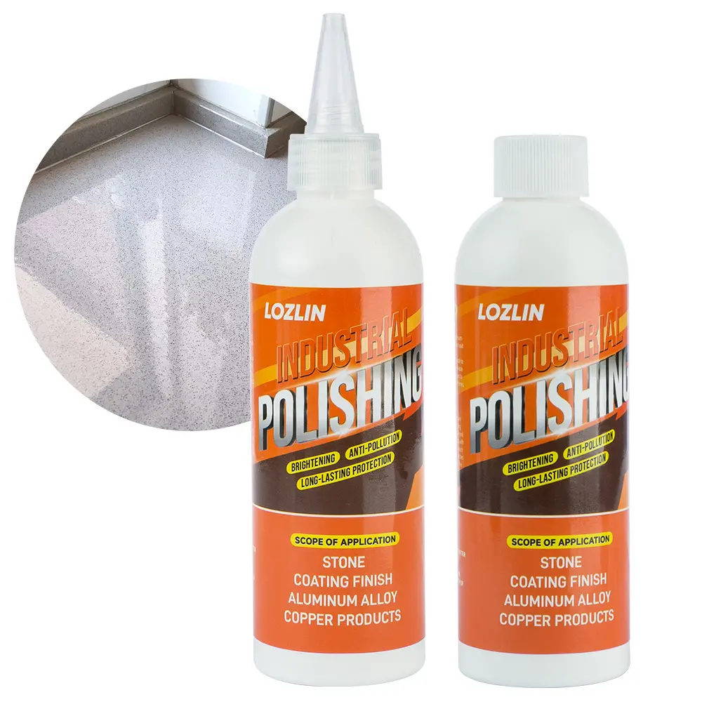 LOZLIN Stone and Multi-Surface Polish, Shine-Enhancing Protective Coating for Quartz, Granite and Marble Countertops, Finished Wood Furniture and Stainless Steel Sinks, Helps Resist Stains