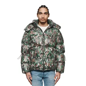 Gothic Camo Puffer Jacket