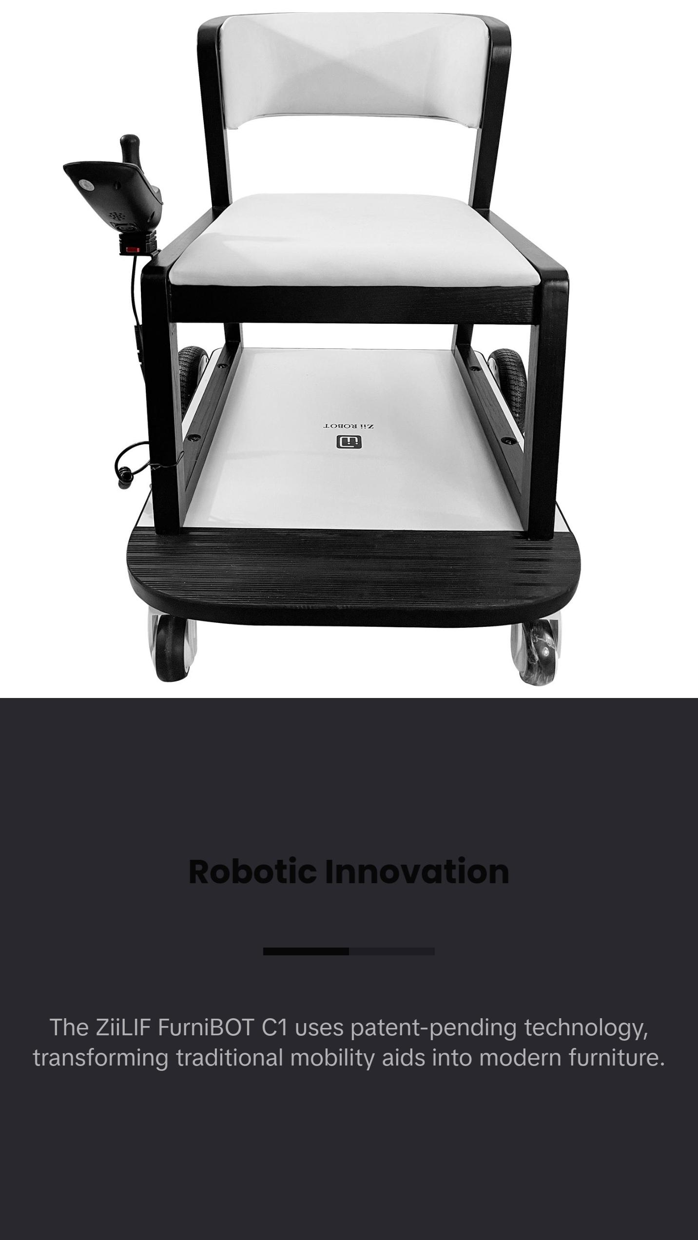 ZiiLIF FurniBOT C1 Smart Chair Stylish for Indoor Mobility