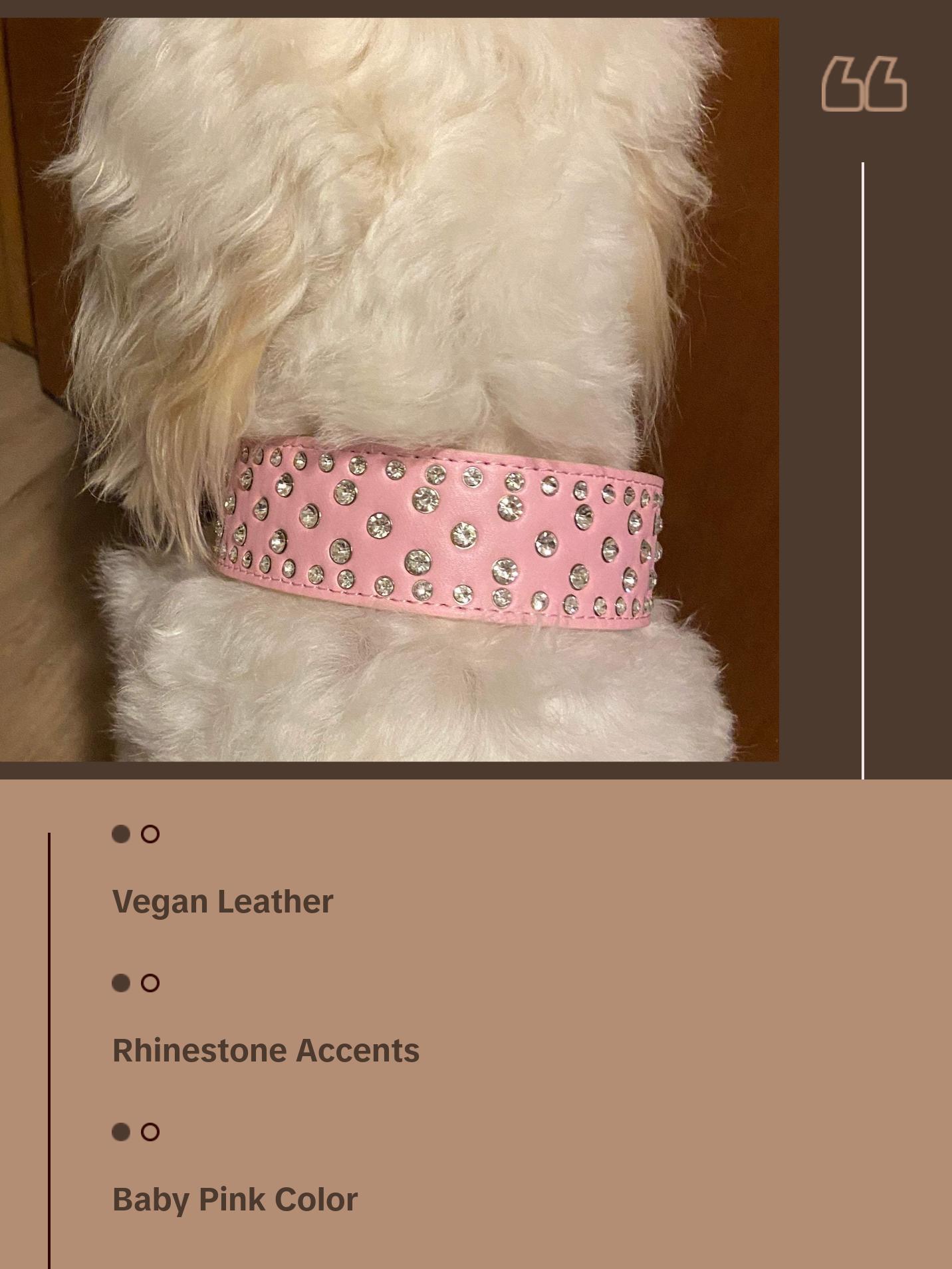Baby Pink Dog Collar