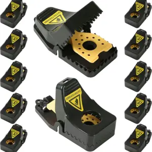 4 Pack Mouse Deterrent Traps, Safe for Pets & Kids, Long Lasting Deterrent Tools for Home, Garage & Storage, Works with Repellent Balls, Mouse Repellent Hand Tools for Home Improvement