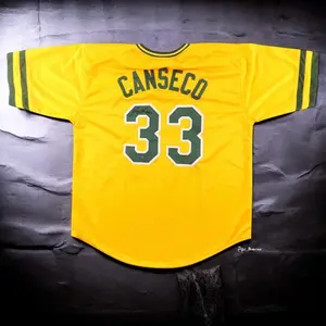 Jose Canseco Signed Oakland Athletics Jersey (AWM)
