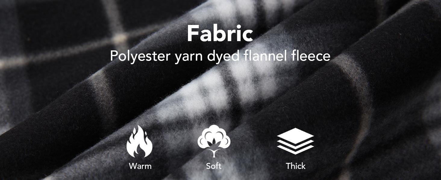 ZITY Men's Fleece Shirt Jacket Wool Sherpa Lined Plaid Design Full Zip Hoodie Winter Coat with Hood and Pockets Classic Style Warm Comfortable Menswear Long Sleeve Checked Garment Tops - Casual