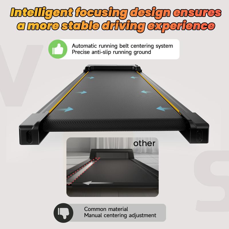 【SalesBOOM】 Walking Pad with 15°Incline,Remote Control, LED Display, Portable Under Desk Treadmill for Small Spaces, Home/Office Exercise Equipment Fitness Workout Calories