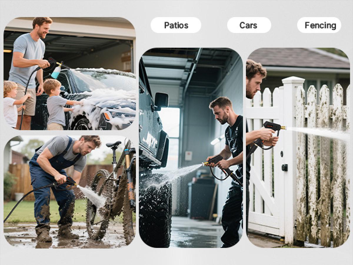 Giraffe Tools High Pressure Washer Short Gun for High Pressure Foam Cannon Car Wash