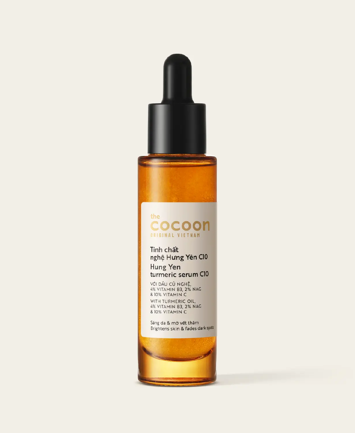 Cocoon Hung Yen Turmeric Serum 10%- 100% Vegan Cosmetics