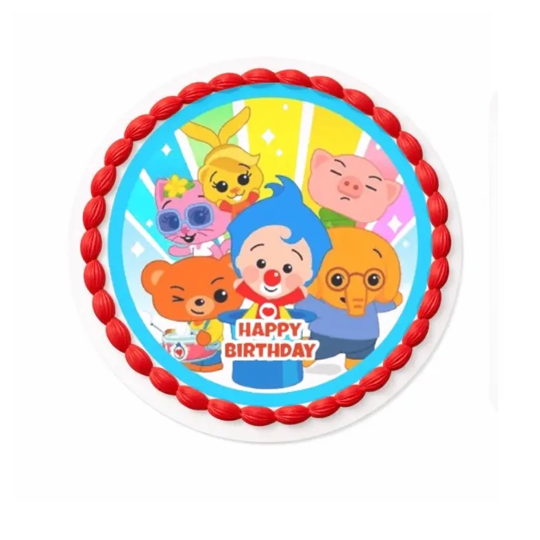 Edible paper print in icing for decorating cakes , ideal for birthday parties, 7.5  inch, ideal for cakes 8, 9 ,10 inchs