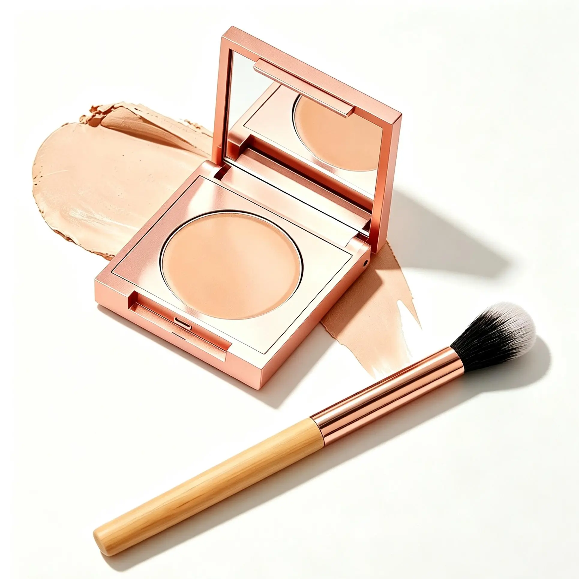 Colored Clay CC Under Eye Corrector with Brush, Hydrating Under Eye Brightener Concealer to Neutralize Dark Circles for Women