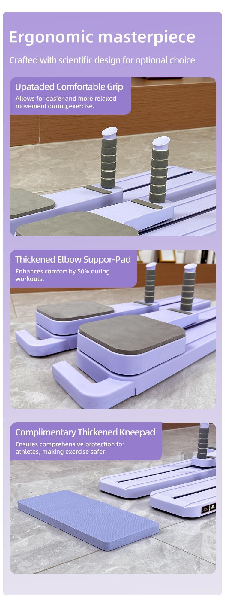 IPO Multi-functional Adjustable Ab Exercise Board Home Pilates Reformer with Upgrade LCD count display Core Strength Training Abdominal Crunch Machine Roller IPO Multi-functional Adjustable Ab Exercise Board Home Pilates Reformer with Upgrade LCD count display Core Strength Training Abdominal Crunch Machine Roller