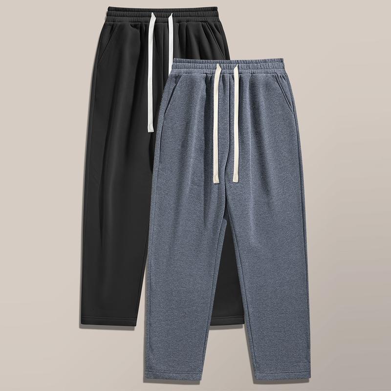 Men's Solid Color Fashion Slim Straight Long Pants