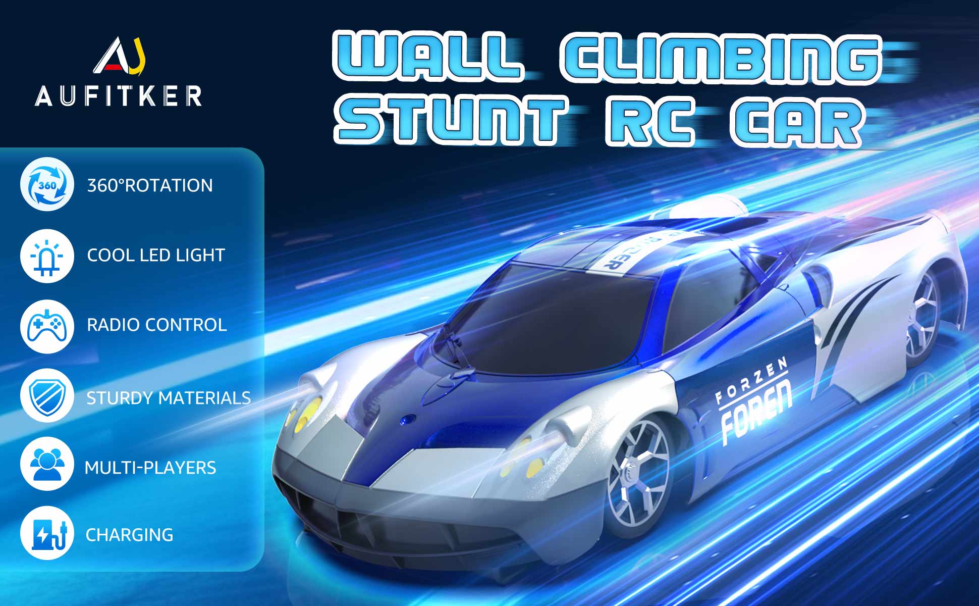 Wall Climbing Car, Electric Remote Toy Racing, with LED Light High-Speed Hobby Toy Vehicle, RC Car Gifts for Age 3 4 5 6 7 8 9 Year Old Boys Girls Wall Climbing Car, Electric Remote Toy Racing, with LED Light High-Speed Hobby Toy Vehicle, RC Car Gifts for Age 3 4 5 6 7 8 9 Year Old Boys Girls