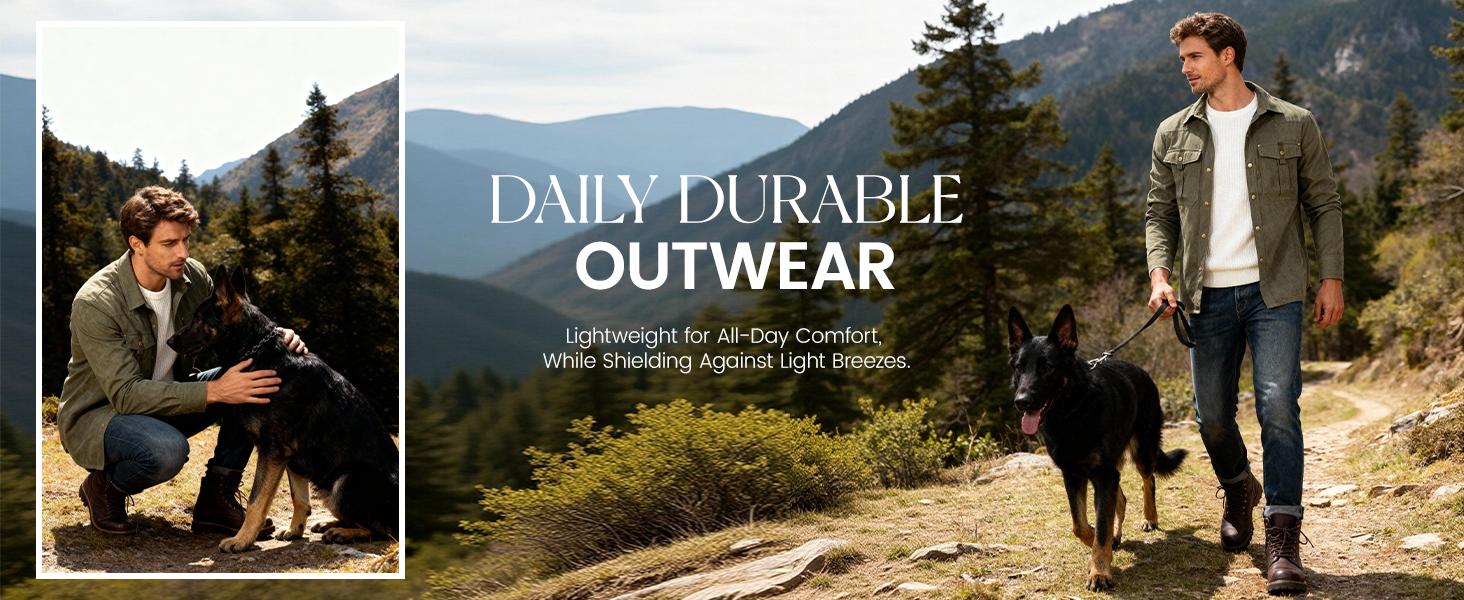 Men's Flannel Lined Shacket Lightweight Warm Snap Western Plaid Shirt Jacket for Outdoor Cowboy Casual Work