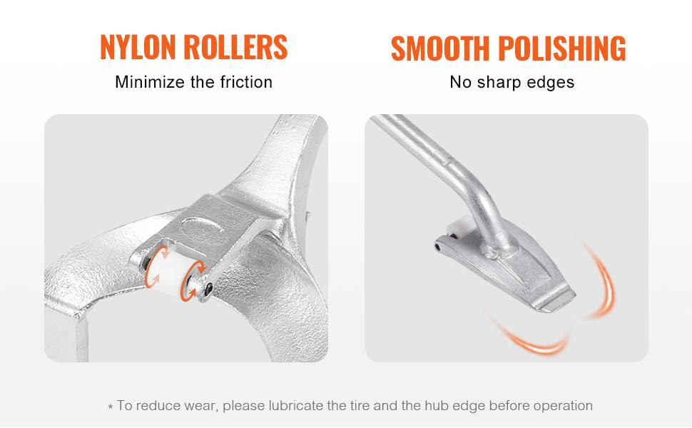 VEVOR Truck Tire Changer Mount Demount 22.5-24.5 in Radial Bias Ply/Tubeless Tire