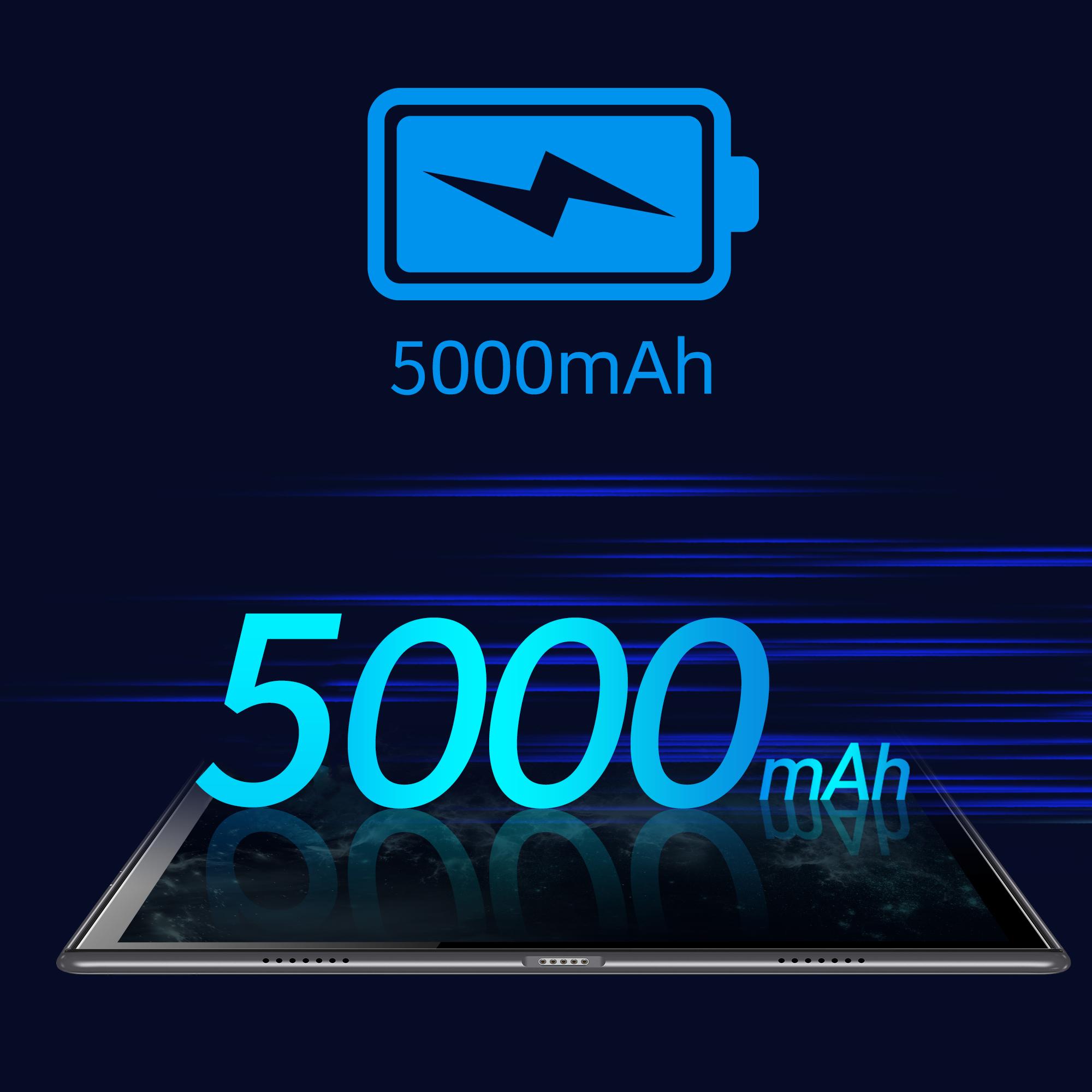 BYYBUO SmartPad A10_L tablet 10.1 inch Android 14 Tablets, 6(2+4)GB+64GB Quad-Core Processor 5000mAh,  5+8M Camera, Bluetooth,WiFi Portable Metal Screen Card Microphone Rear Outdoorfun Cellphone Smartphone(No protective case included)