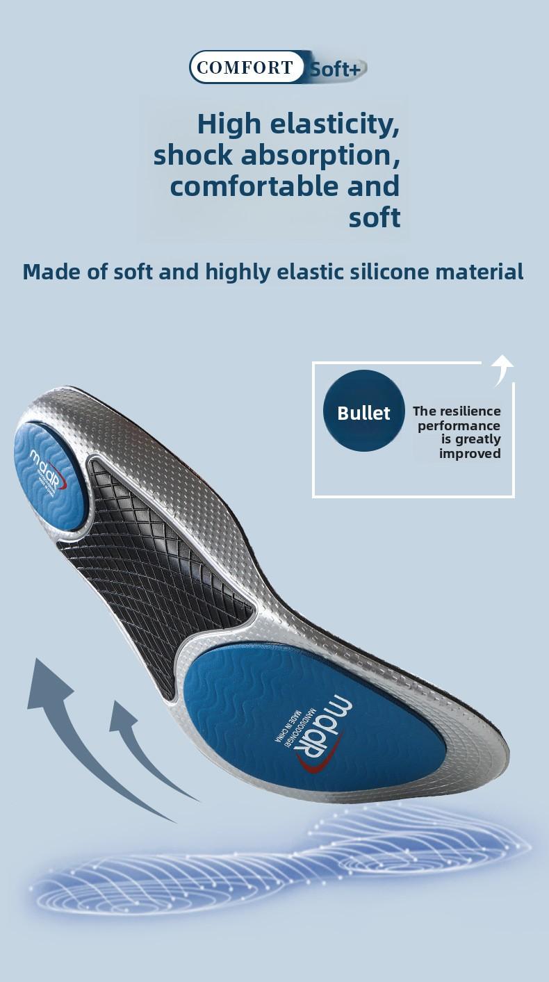 Sports Insoles |     High Elastic Shock Absorbing, Arch Support, Breathable Deodorant