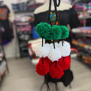 Tricolor Tlacoyales hair accessories Mexican briad Oaxaca trenza