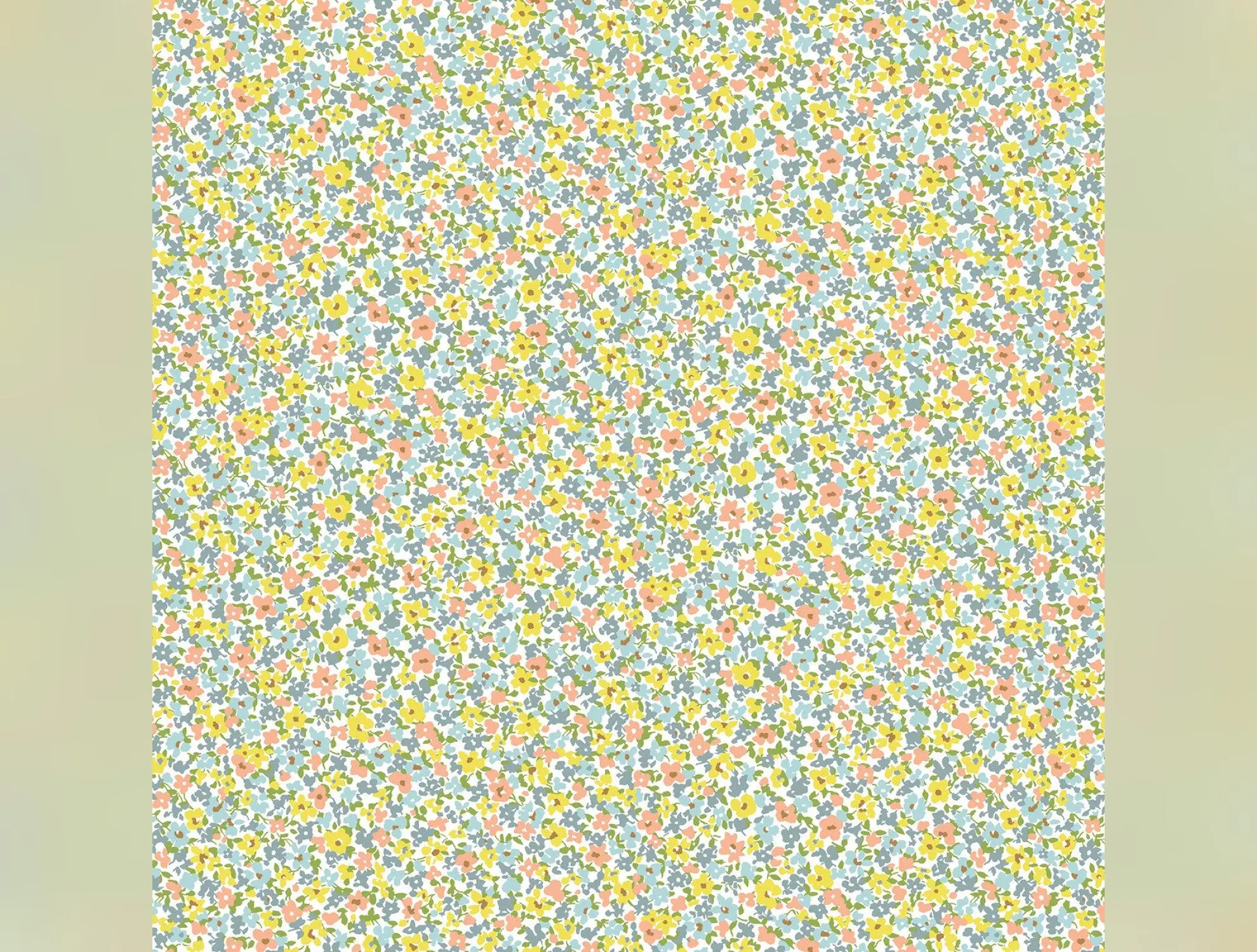 Woodland Walk - Misty Morning Forest Floor A by Liberty Fabrics