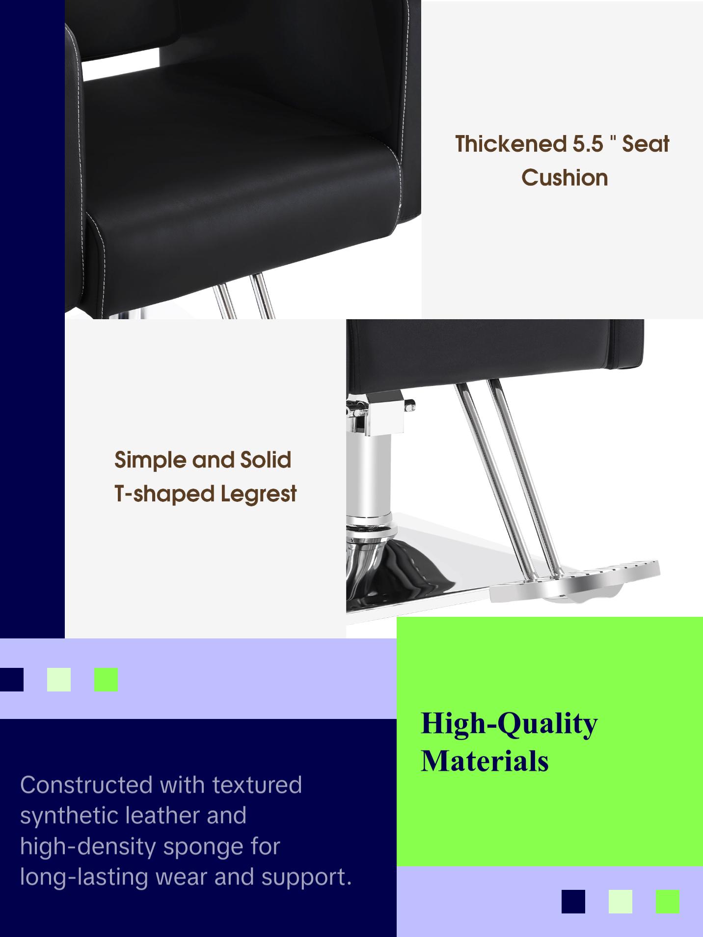 BarberPub Barber Chair, Reclining Hydraulic Salon Chair for Barbershop 2065 BarberPub Barber Chair, Reclining Hydraulic Salon Chair for Barbershop 2065