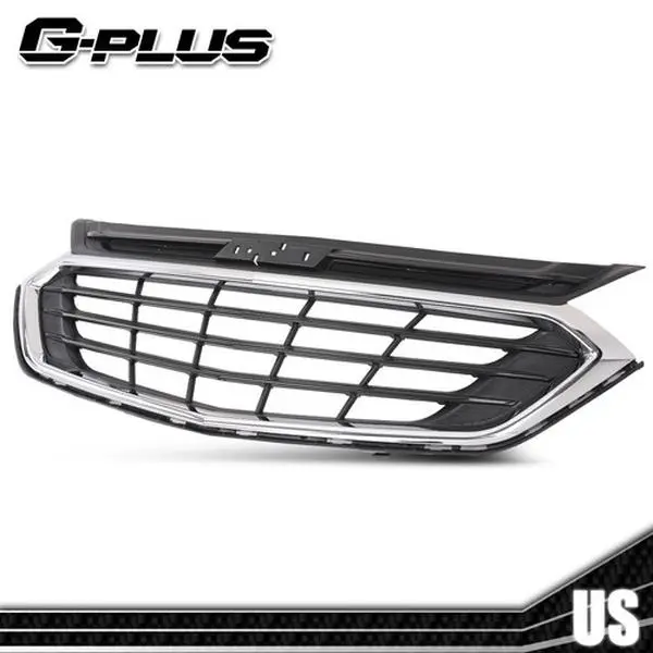 MOTOR GPLUS 100% Brand New High Grade Comparable Materials Automotive Sport Black Front Grille Mesh (Part No. 84384741) for 2018-2021 Chevrolet Equinox US, Auto Replacement Body Frame & Bumper Parts Bundle