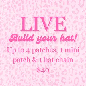 LIVE- Build your custom hat